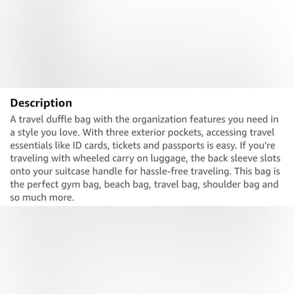 NWT Baggallini Modern Everywhere Travel Duffel Bag - Picture 9 of 10